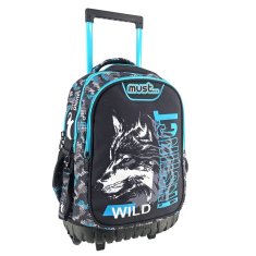 Τσάντα Trolley Animal Planet Wild Instinct Λύκος 34x20x44cm