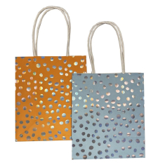 Χάρτινες σακούλες δώρου 6 τεμ Colorful Dots
