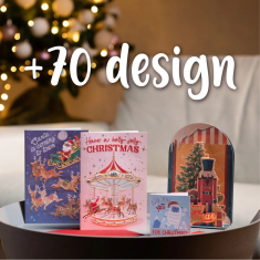 Χριστουγεννιάτικη κάρτα Legami Pop up Pawsome Christmas