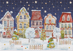 Χριστουγεννιάτικο Παζλ Interdruk Winter Village 500 τεμ